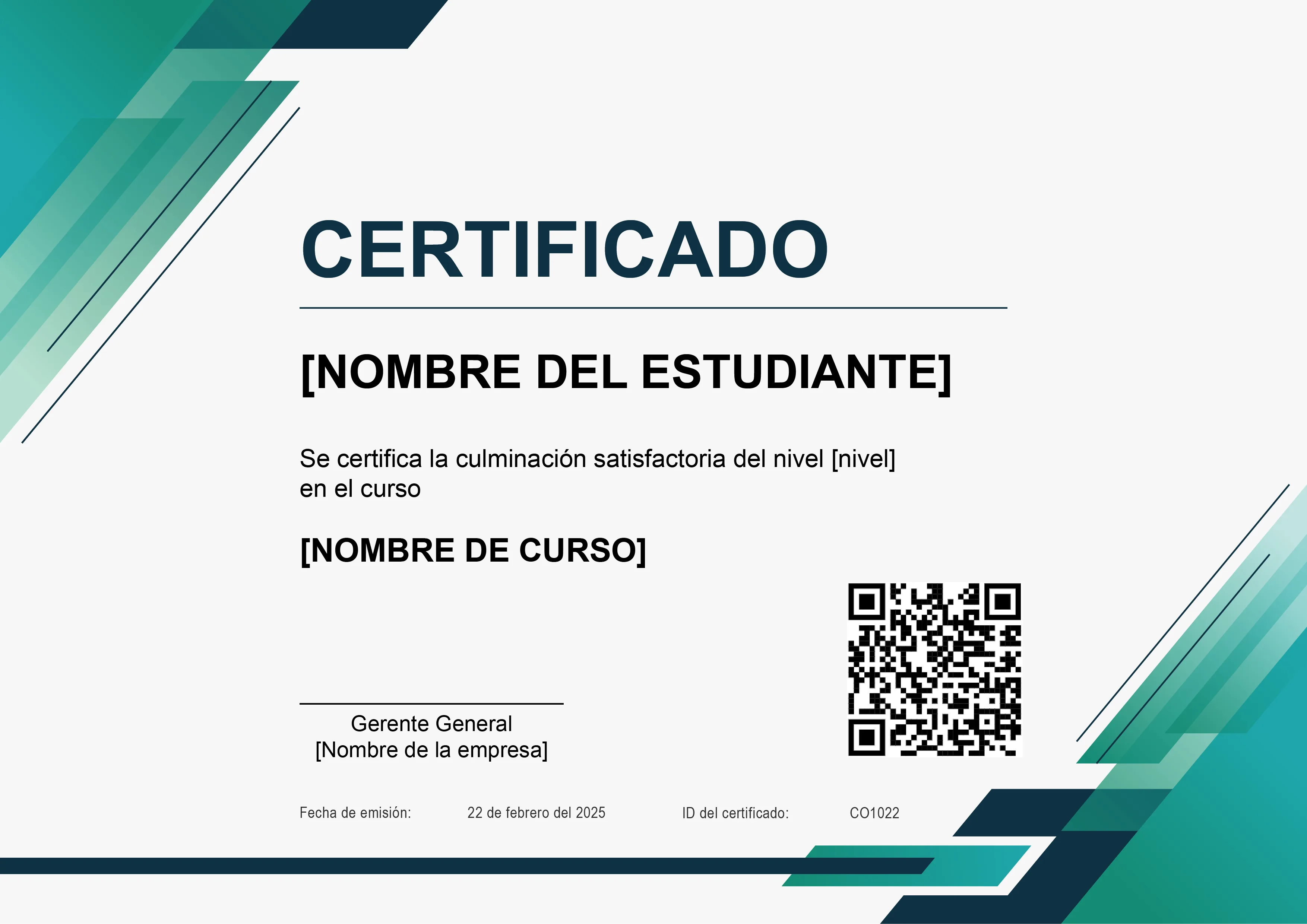 Imagen de información de cursos
